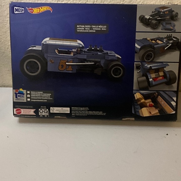 Mega Hot Wheels Mod Rod Building Set - Dark Blue and Black - Picture 2 of 2